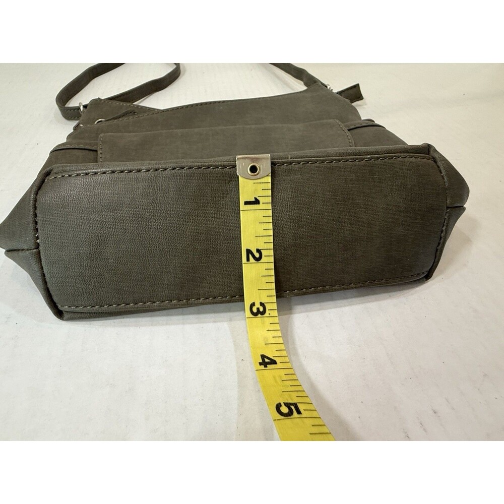 MultiSac Vista Adjustable‎ Crossbody Shoulder Strap Vegan Leather Olive Green - Picture 5 of 16